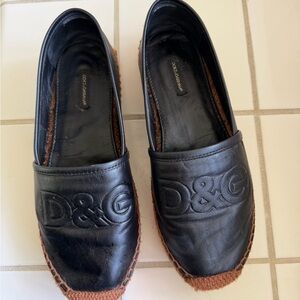 Dolce & Gabbana Black Leather Detail